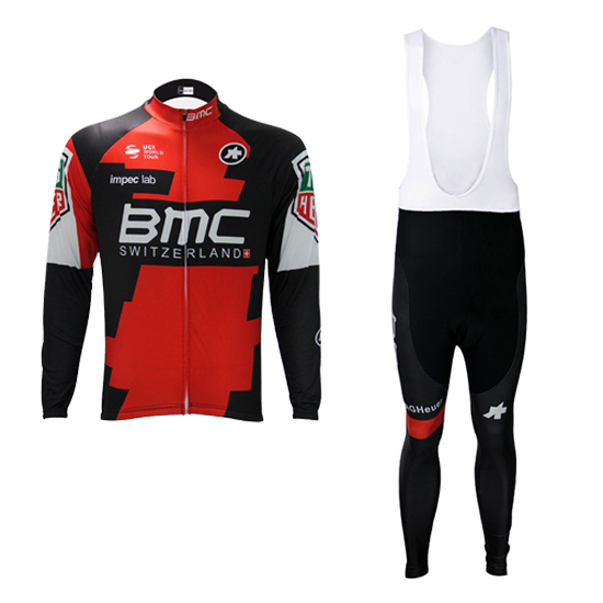 Abbigliamento Ciclismo BMC ML 2017 rosso e verde